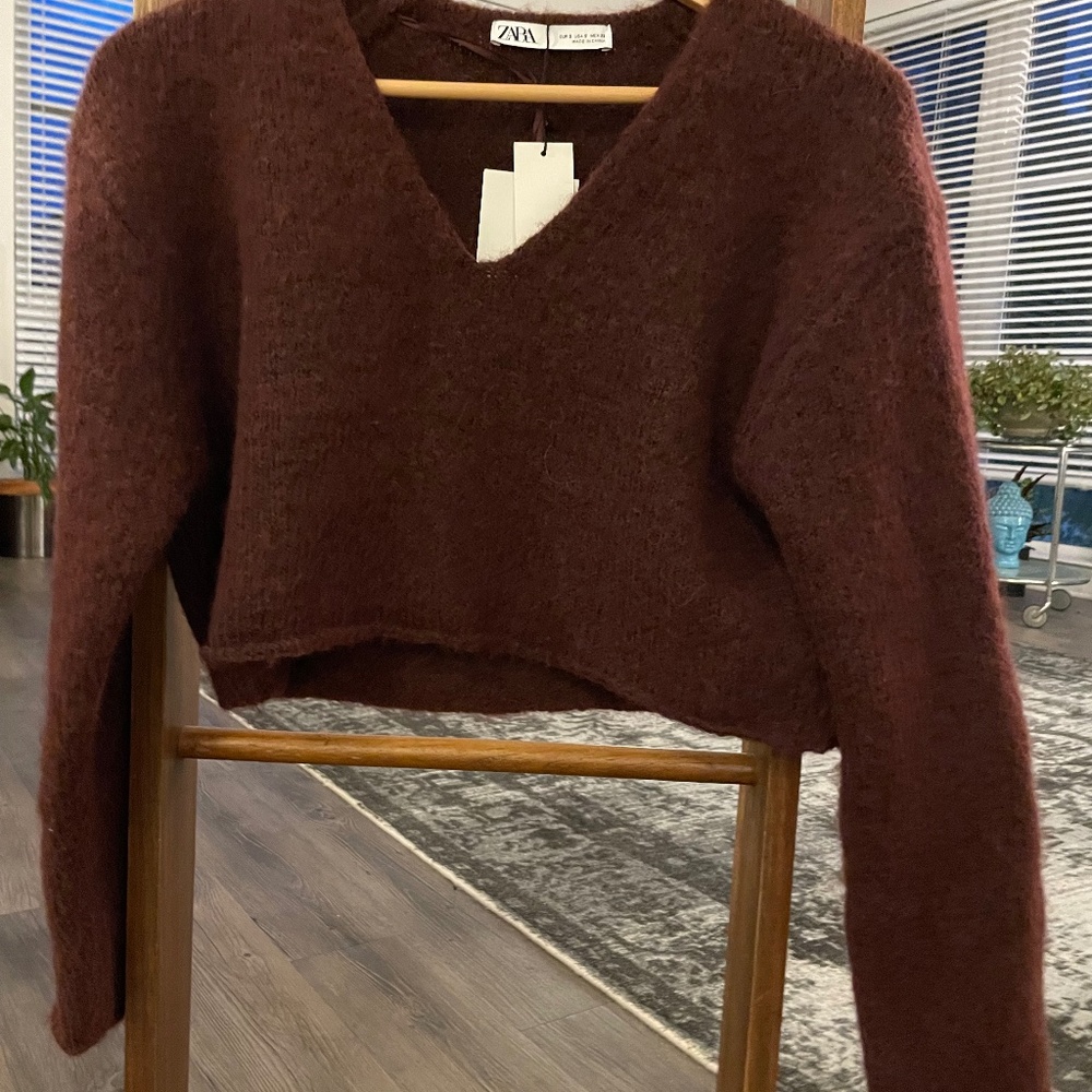 Zara maroon sweater